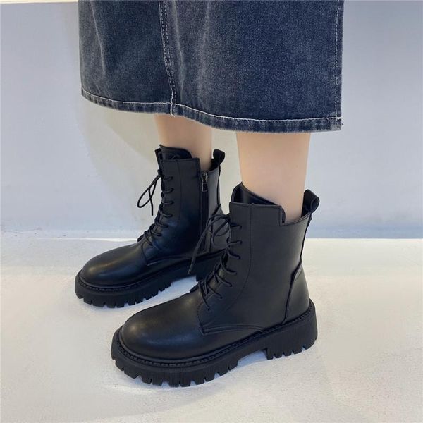 boots lolita shoes round toe luxury designer flat heel boots-women zipper fashion rock med 2021 ankle riding ladies, Black
boots lolita shoes round toe luxury designer flat heel boots-women zipper fashion rock med 2021 ankle riding ladies, Black