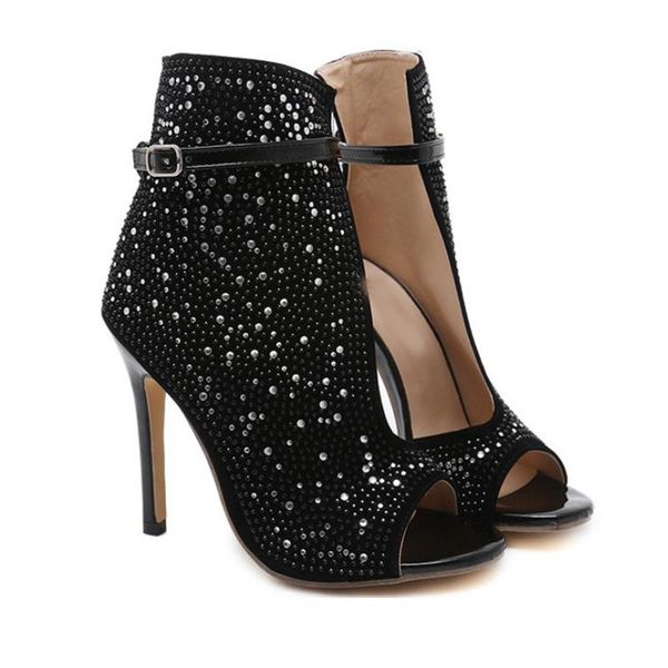 woman high heels fashion pumps party strap spring ladies sandals peep toe buckle summer shoes ladies dress plus size new, Black
woman high heels fashion pumps party strap spring ladies sandals peep toe buckle summer shoes ladies dress plus size new, Black