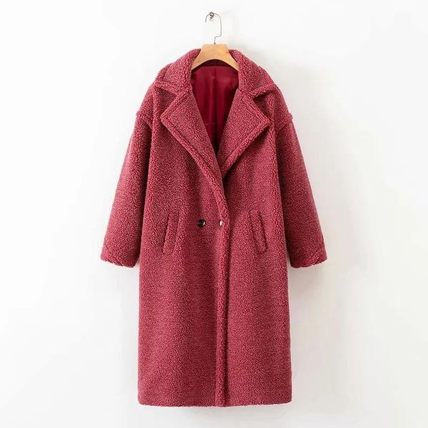 women's fur & faux solid teddy coats women high street winter warm and jackets ladies lamb, Black
women's fur & faux solid teddy coats women high street winter warm and jackets ladies lamb, Black