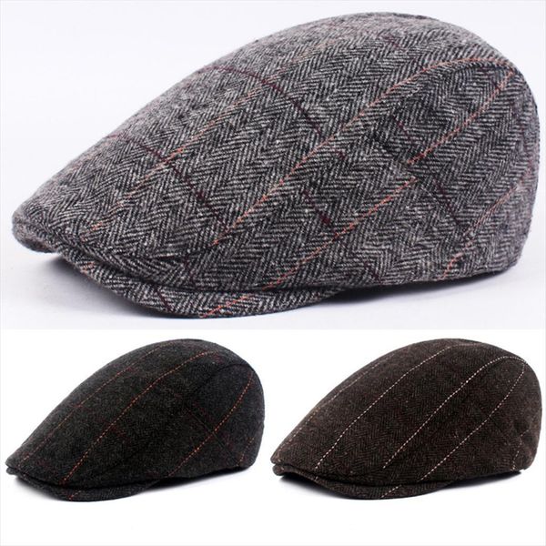 black grey mens winter newsboy hats vintage herringbone octagon cap men women berets gatsby flat hat unisex, Blue;gray
black grey mens winter newsboy hats vintage herringbone octagon cap men women berets gatsby flat hat unisex, Blue;gray