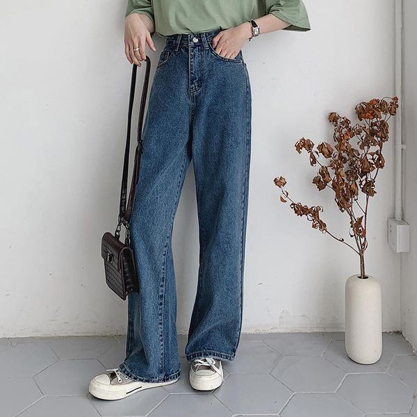 women's jeans casual high waist loose women denim streetwear vintage long wide leg pants female trousers capris 2021, Blue
women's jeans casual high waist loose women denim streetwear vintage long wide leg pants female trousers capris 2021, Blue