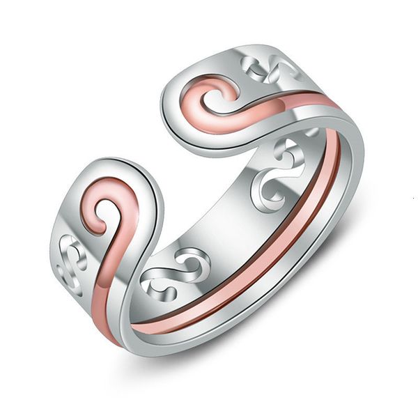love you ten thousand years opening adjustable steel for men and women two in one ring tanabata gift, Silver
love you ten thousand years opening adjustable steel for men and women two in one ring tanabata gift, Silver