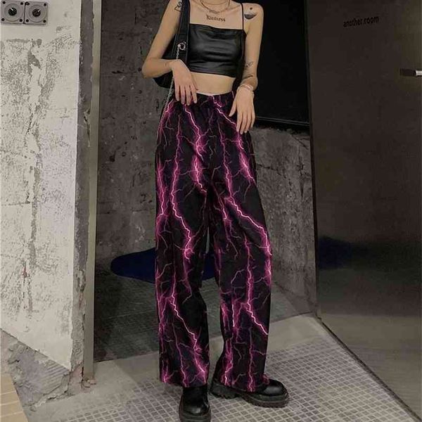 y2k women's pants harajuku high street purple lightning casual loose oversized wide leg summer fashion tee 210818, Blue
y2k women's pants harajuku high street purple lightning casual loose oversized wide leg summer fashion tee 210818, Blue