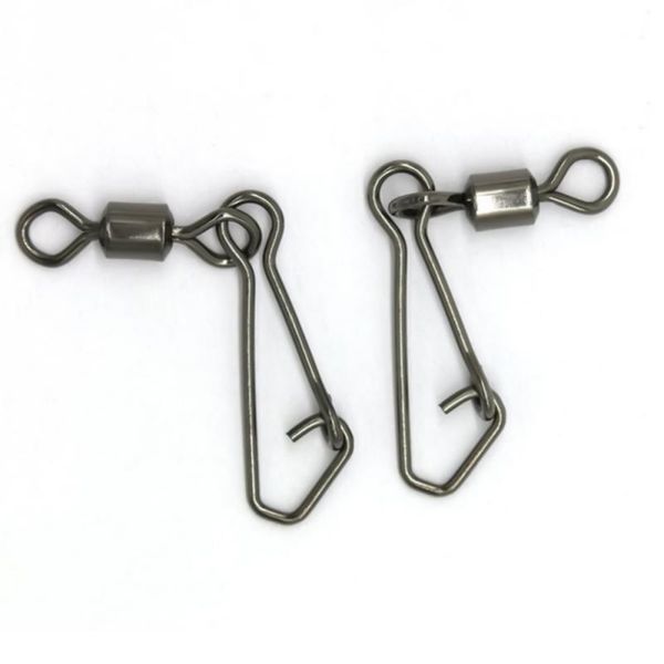 50pcs stainless steel copper fishing swivels bearing interlock rolling swivel hooked snap fishing hook connector tool jllaol
50pcs stainless steel copper fishing swivels bearing interlock rolling swivel hooked snap fishing hook connector tool jllaol