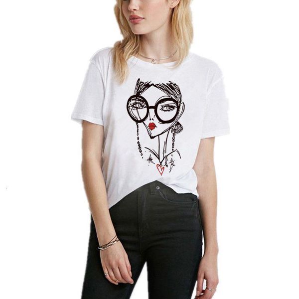 fashion cool girl print women t shirt loose casual women's tees shirt short sleeve o neck harajuku t-shirt women clothing, White
fashion cool girl print women t shirt loose casual women's tees shirt short sleeve o neck harajuku t-shirt women clothing, White