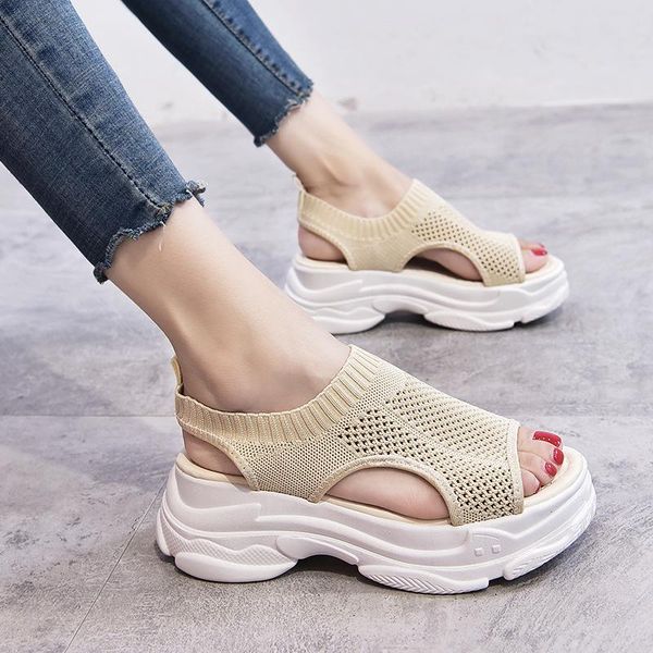 dress shoes summer casual fashion women breathable mesh sandals platform wedge peep toe back strap elastic band leisure ladies whosale, Black
dress shoes summer casual fashion women breathable mesh sandals platform wedge peep toe back strap elastic band leisure ladies whosale, Black