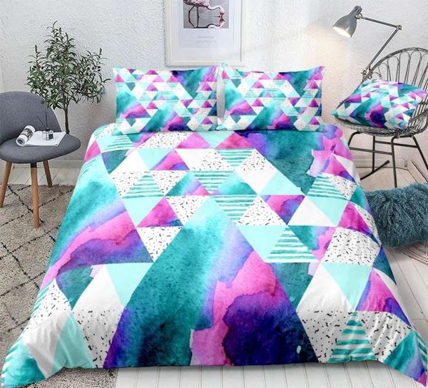triangl bedding set geometric bed linen pink green bed set kids home textile triangl duvet coverset microfiber bedcloth
triangl bedding set geometric bed linen pink green bed set kids home textile triangl duvet coverset microfiber bedcloth