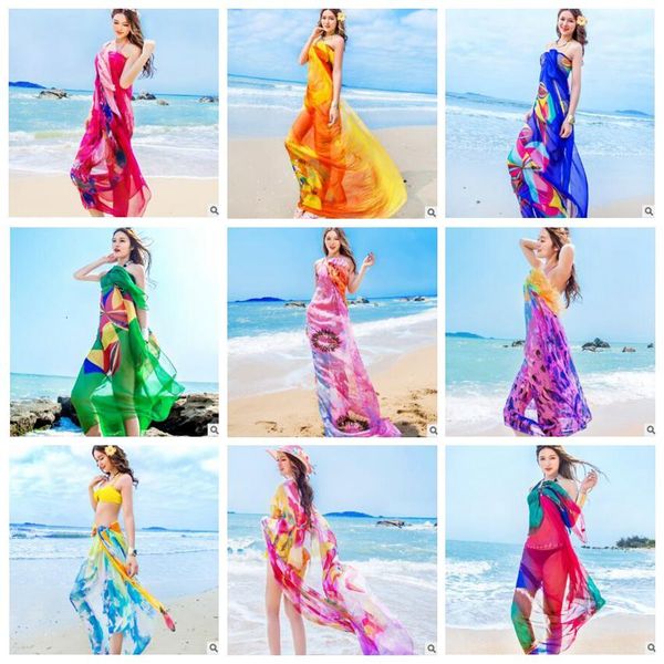 sunscreen bikini cover beach ups floral wraps shawl swim towel femme fashion scarf women chiffon pareo tulle dress sarong b4526, White;black
sunscreen bikini cover beach ups floral wraps shawl swim towel femme fashion scarf women chiffon pareo tulle dress sarong b4526, White;black