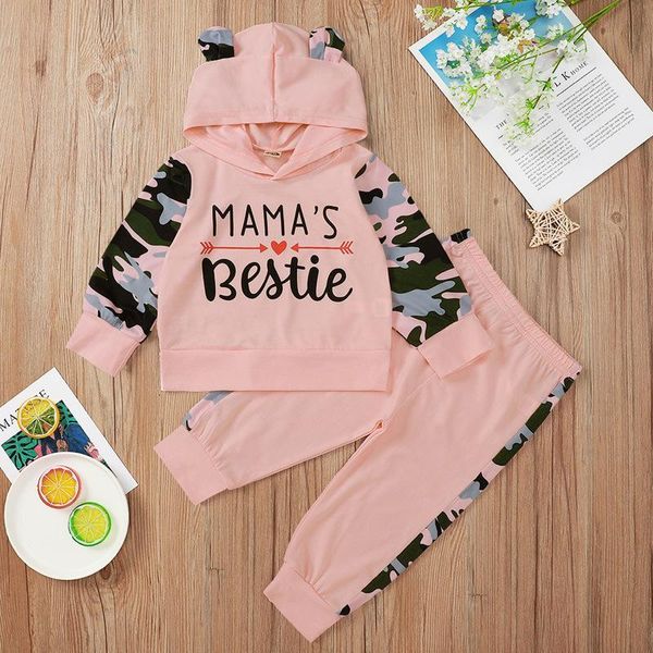 clothing sets born baby girl clothes mama's ie long sleeve camo pink hooded and pants fall 2 pcs hoodie set, White
clothing sets born baby girl clothes mama's ie long sleeve camo pink hooded and pants fall 2 pcs hoodie set, White