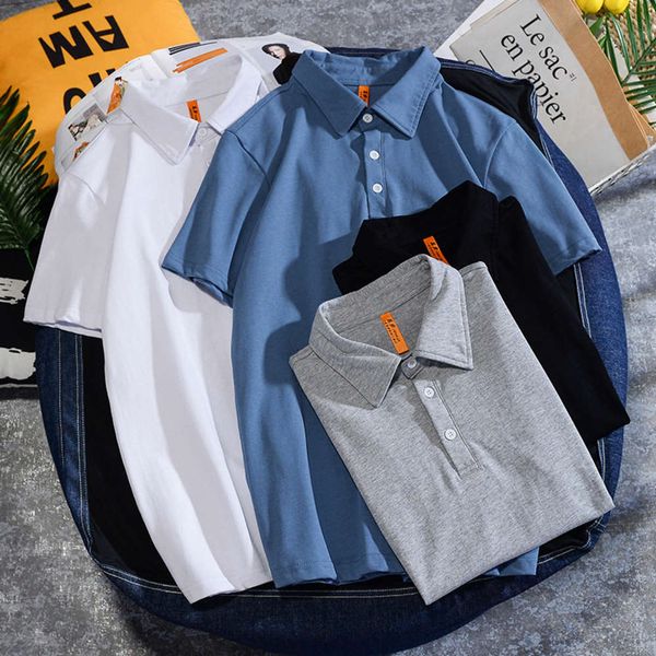 2020 summer men's cotton polo shirt slim korean trend versatile solid short sleeve t-shirt for men
2020 summer men's cotton polo shirt slim korean trend versatile solid short sleeve t-shirt for men