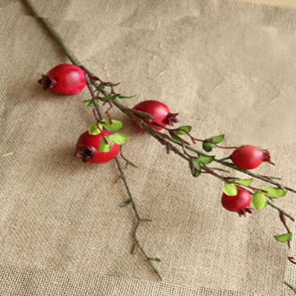 decorative flowers & wreaths pomegranate dry branches artificial wedding decoration home garden desklandscaping
decorative flowers & wreaths pomegranate dry branches artificial wedding decoration home garden desklandscaping
