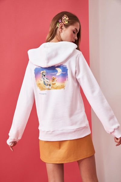 women's hoodies & sweatshirts trendyol tom jerry licensed back printed basic hooded knitted sweatshirt twoaw21sw0207, Black
women's hoodies & sweatshirts trendyol tom jerry licensed back printed basic hooded knitted sweatshirt twoaw21sw0207, Black