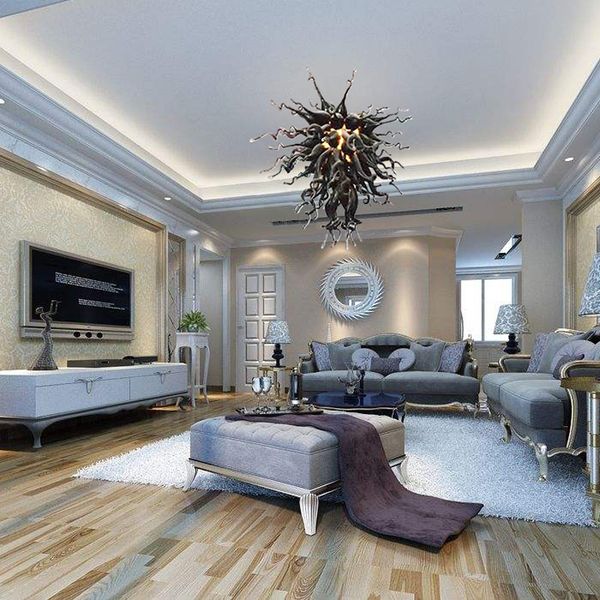 novelty style hand blown chandeliers led living room lamps black color customized creative personality art glass chandelier
novelty style hand blown chandeliers led living room lamps black color customized creative personality art glass chandelier