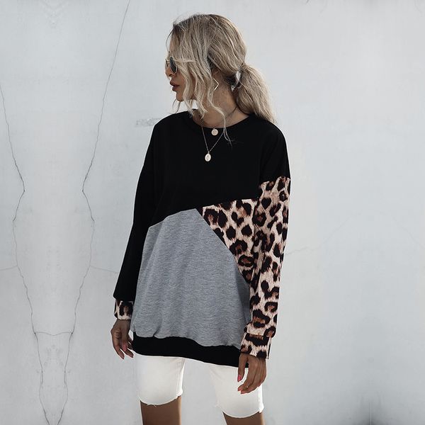2021 new fashion leopard patchwork t-shirt women casual o-neck long sleeve shirt puls size vintage camiseta autumn yz49, White;black
2021 new fashion leopard patchwork t-shirt women casual o-neck long sleeve shirt puls size vintage camiseta autumn yz49, White;black