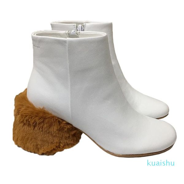 boots round toe fur around heel fashion women zip comfortable ankle boot classic simple high short, Black
boots round toe fur around heel fashion women zip comfortable ankle boot classic simple high short, Black