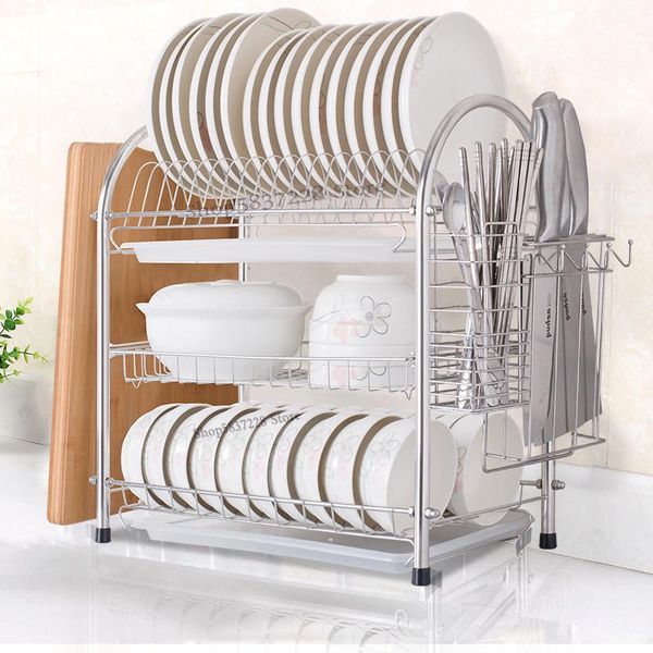 kitchen storage & organization dish rack stainless steel counterput tableware chopsticks drain shelf
kitchen storage & organization dish rack stainless steel counterput tableware chopsticks drain shelf