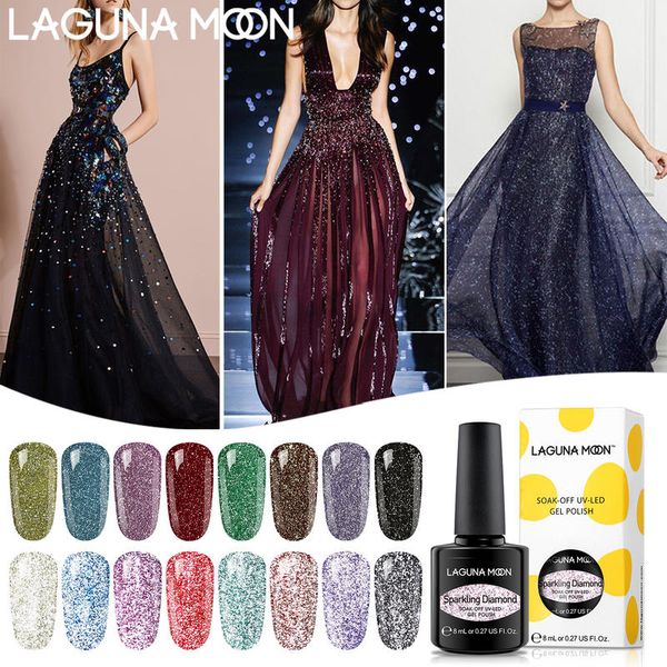 lagunamoon sparkling diamond nail gel polish soak off nail glitter gel varnishes base coat nails primer lacquer manicure 8ml, Red;pink
lagunamoon sparkling diamond nail gel polish soak off nail glitter gel varnishes base coat nails primer lacquer manicure 8ml, Red;pink