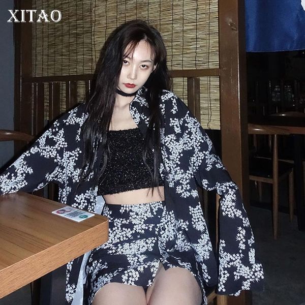 two piece dress xitao set girl sweet summer pure print pattern full sleeve plus size elastic waist shorts minority styledmy3787, White
two piece dress xitao set girl sweet summer pure print pattern full sleeve plus size elastic waist shorts minority styledmy3787, White