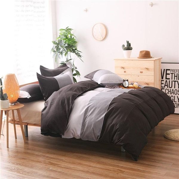 modern simple striped western single king bedclothes quilt cover pillowcases set 100% polyester pink red comforter set
modern simple striped western single king bedclothes quilt cover pillowcases set 100% polyester pink red comforter set