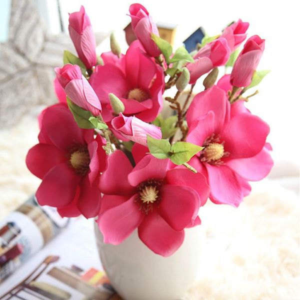 decorative flowers & wreaths 37cm artificial silk magnolia branch spring decoration fake flower for wedding home decor party accessory
decorative flowers & wreaths 37cm artificial silk magnolia branch spring decoration fake flower for wedding home decor party accessory
