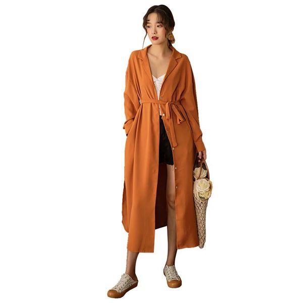 casual dresses spice-colored waist long dress sashes female summer single breast button plus size fashion outwear, Black;gray
casual dresses spice-colored waist long dress sashes female summer single breast button plus size fashion outwear, Black;gray