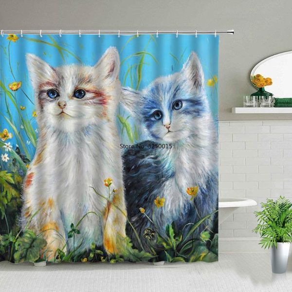 shower curtains funny animal cat dog squirrel print waterproof fabric bath screen bathroom curtain home bathtub decor with hooks
shower curtains funny animal cat dog squirrel print waterproof fabric bath screen bathroom curtain home bathtub decor with hooks