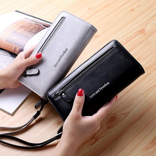 wallets 2021 women's wallet korean fashion long multifunctional bi-fold zipper bag women clutch, Red;black
wallets 2021 women's wallet korean fashion long multifunctional bi-fold zipper bag women clutch, Red;black