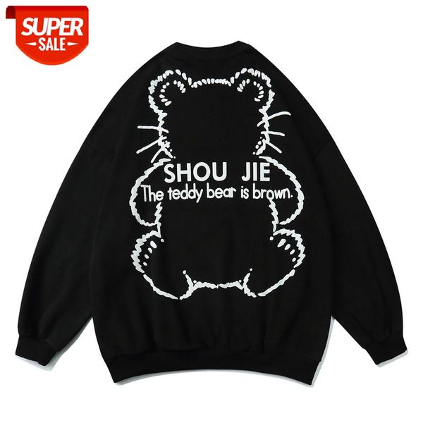 hip hop streetwear hoodie sweatshirt mens flame chain bear print harajuku hoodie 2020fw winter long sleeve pullover cotton #it6z, Black
hip hop streetwear hoodie sweatshirt mens flame chain bear print harajuku hoodie 2020fw winter long sleeve pullover cotton #it6z, Black