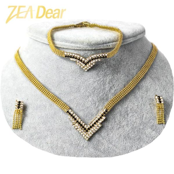 earrings & necklace zeadear jewelry bohemia collar gold planted bracelet lady women romantic anniversary daily wear, Silver
earrings & necklace zeadear jewelry bohemia collar gold planted bracelet lady women romantic anniversary daily wear, Silver