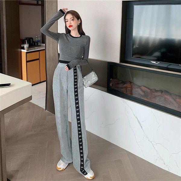 women's pants & capris woman jeans high waist straight wear loose wide leg down pantalones vaqueros mujer, Black;white
women's pants & capris woman jeans high waist straight wear loose wide leg down pantalones vaqueros mujer, Black;white
