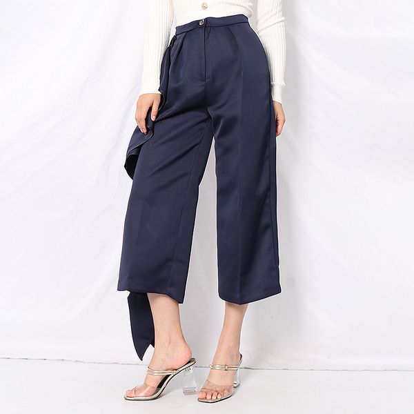 patchwork ruffles wide leg pants for women high waist ruched loose calf length trousers female 2021 clothing tide, Black;white
patchwork ruffles wide leg pants for women high waist ruched loose calf length trousers female 2021 clothing tide, Black;white