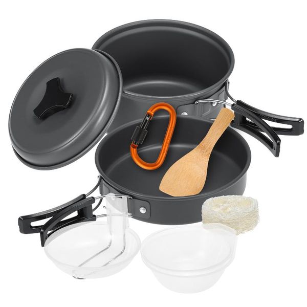 camp kitchen 10pcs set tableware camping cookware mess kit cookset outdoor cooking picnic equipment pot pan bowls backpacking hiking gear
camp kitchen 10pcs set tableware camping cookware mess kit cookset outdoor cooking picnic equipment pot pan bowls backpacking hiking gear