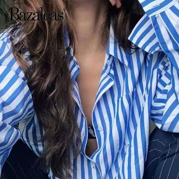 women's blouses & shirts 2021 turn down collar shirt stripe print women loose blouse fashion center buttons, White
women's blouses & shirts 2021 turn down collar shirt stripe print women loose blouse fashion center buttons, White