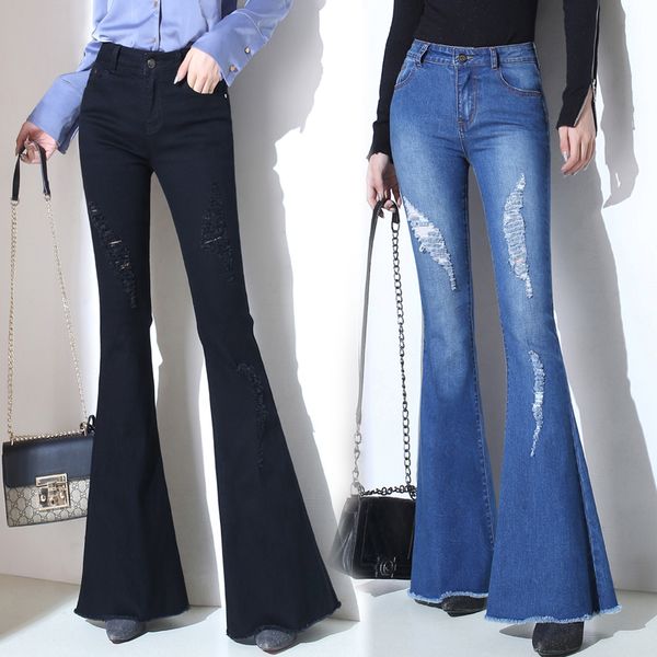 spring and autumn new shape of women slim denim flare buracas joker comfortable pants waist jeans upper tb190421 tf3c, Blue
spring and autumn new shape of women slim denim flare buracas joker comfortable pants waist jeans upper tb190421 tf3c, Blue