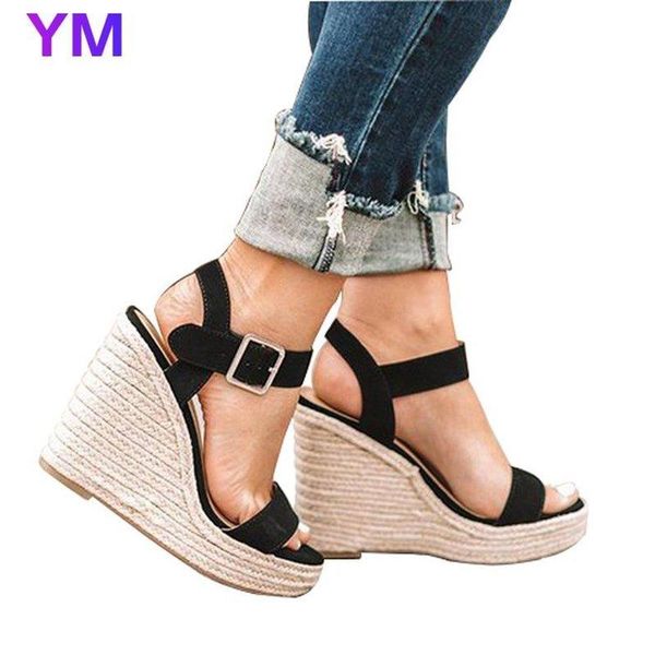 dress shoes 2021 summer beach sandals rome ladies buckle platform cutouts wedges women sandal, Black
dress shoes 2021 summer beach sandals rome ladies buckle platform cutouts wedges women sandal, Black