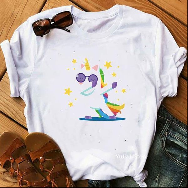 harajuku kawaii unicorn t shirts women cute cartoon t shirt 90s funny print tshirt graphic tees, White
harajuku kawaii unicorn t shirts women cute cartoon t shirt 90s funny print tshirt graphic tees, White