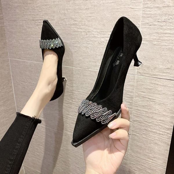sandals spring autumn women high heels pointed toe shallow pu sequined stiletto heel crystas shoes trend wedding pumps, Black
sandals spring autumn women high heels pointed toe shallow pu sequined stiletto heel crystas shoes trend wedding pumps, Black