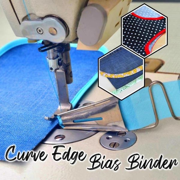 sewing notions & tools curve edge bias binder right-angle edging tube four-fold curling device lockstitch machine binding of tool, Black
sewing notions & tools curve edge bias binder right-angle edging tube four-fold curling device lockstitch machine binding of tool, Black