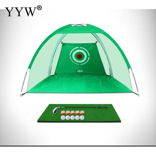 golf training aids foldable indoor outdoor practice net hitting cage garden grassland tent sport with pad set
golf training aids foldable indoor outdoor practice net hitting cage garden grassland tent sport with pad set