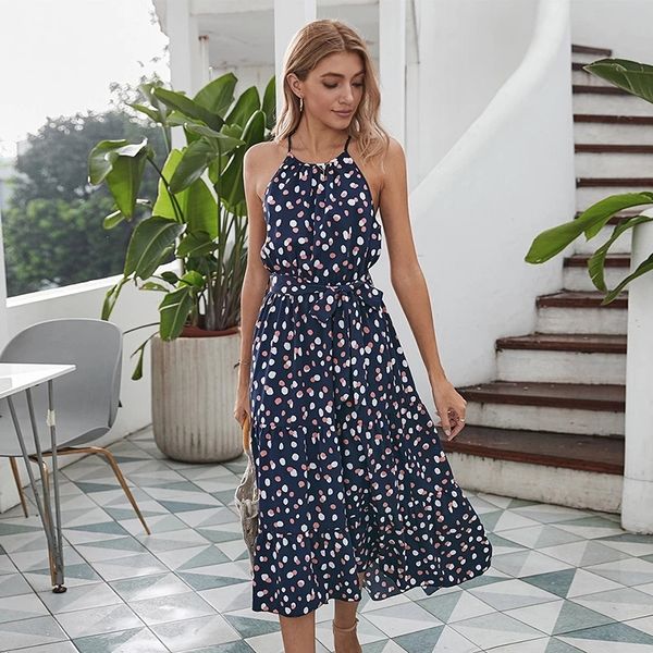 2021 new summer long women beach style dot print high waist ladies female sleeveless spaghetti strap a-line sashes maxi iqia, Black;gray
2021 new summer long women beach style dot print high waist ladies female sleeveless spaghetti strap a-line sashes maxi iqia, Black;gray
