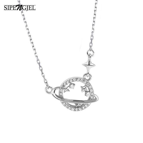 chains sipengjel fashion cubic zircon moon star necklace rose gold for women korean style wedding jewelry, Silver
chains sipengjel fashion cubic zircon moon star necklace rose gold for women korean style wedding jewelry, Silver