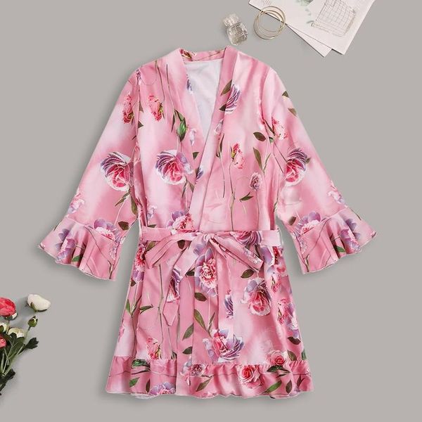 women's sleepwear fashion satin robe female bathrobe peignoir femme silk kimono bride dressing gown night grow for women nightgown, Black;red
women's sleepwear fashion satin robe female bathrobe peignoir femme silk kimono bride dressing gown night grow for women nightgown, Black;red