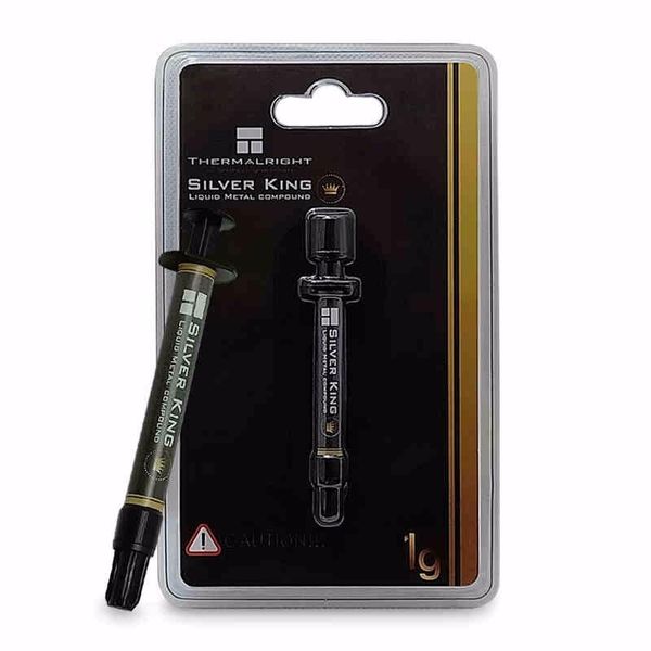 thermalright silver king high-performance thermal grease 79(w/m-k) liquid metal heat dissipation essential for perfect heat
thermalright silver king high-performance thermal grease 79(w/m-k) liquid metal heat dissipation essential for perfect heat