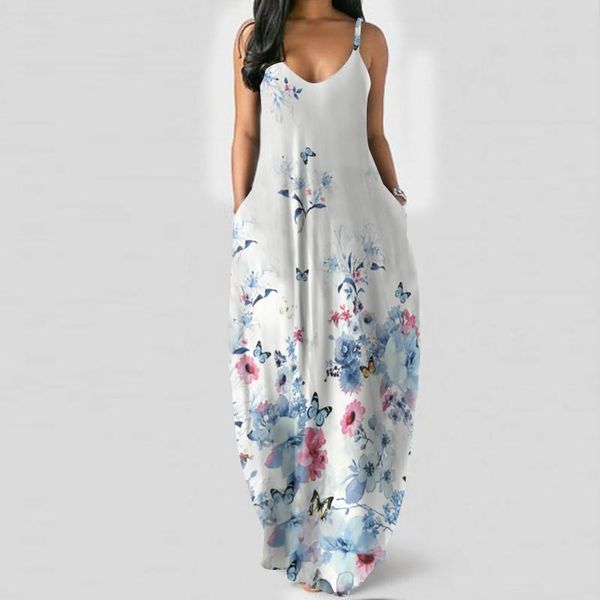casual dresses loose women's floral print pocket sling sleeveless summer beach long dress vestido mujer #g2, Black;gray
casual dresses loose women's floral print pocket sling sleeveless summer beach long dress vestido mujer #g2, Black;gray