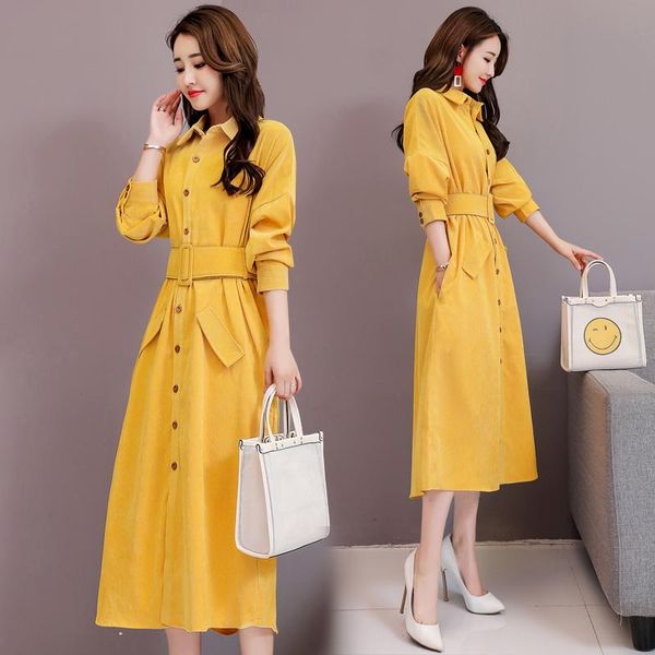 casual dresses autumn winter long shirt dress women 2021 sleeve green blue color vintage pocket with belt, Black;gray
casual dresses autumn winter long shirt dress women 2021 sleeve green blue color vintage pocket with belt, Black;gray