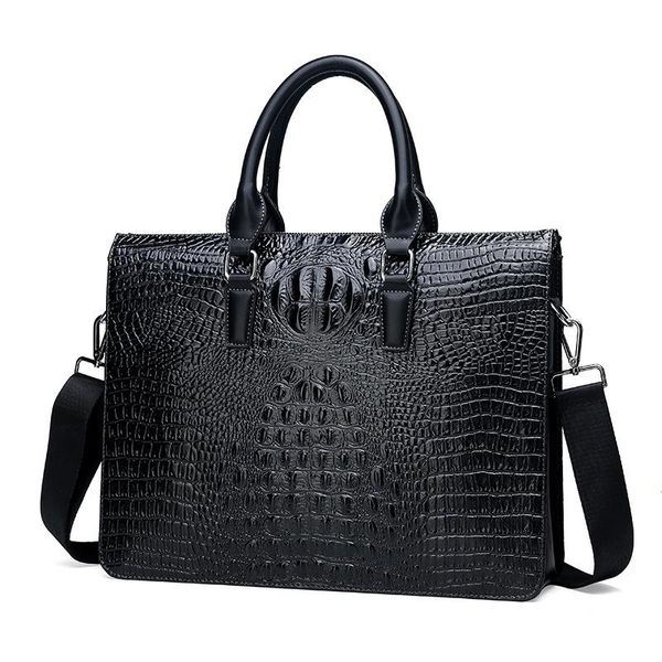 briefcases crocodile pattern men's handbag horizontal business briefcase trendy leather lapcomputer bag men messenger office bags
briefcases crocodile pattern men's handbag horizontal business briefcase trendy leather lapcomputer bag men messenger office bags