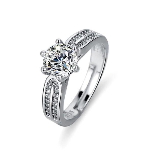 wedding rings six-claw star ring imitation ten hearts arrows genuine diamond proposal engagement for women, Slivery;golden
wedding rings six-claw star ring imitation ten hearts arrows genuine diamond proposal engagement for women, Slivery;golden