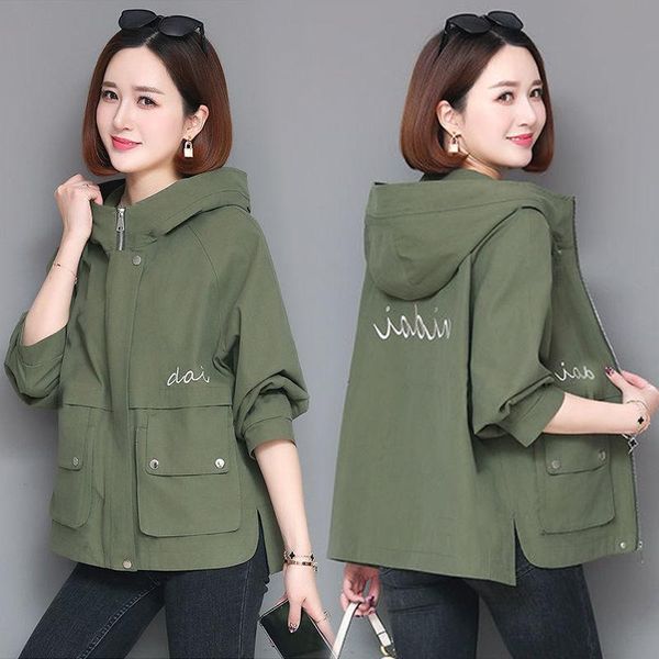 women's trench coats women jacket 2021 spring autumn korean short long sleeve loose female windbreaker hooded basic casual outwear k46, Tan;black
women's trench coats women jacket 2021 spring autumn korean short long sleeve loose female windbreaker hooded basic casual outwear k46, Tan;black