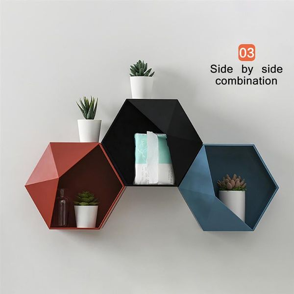hexagon wall shelf nordic geometric wall decorative shelves punch-storage rack for living room bedroom bathroom home decor
hexagon wall shelf nordic geometric wall decorative shelves punch-storage rack for living room bedroom bathroom home decor