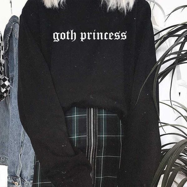 winter female dark fun gothic princess letter print casual street harajuku o-neck plus velvet long-sleeved sweatshirt punk 210608, Black
winter female dark fun gothic princess letter print casual street harajuku o-neck plus velvet long-sleeved sweatshirt punk 210608, Black